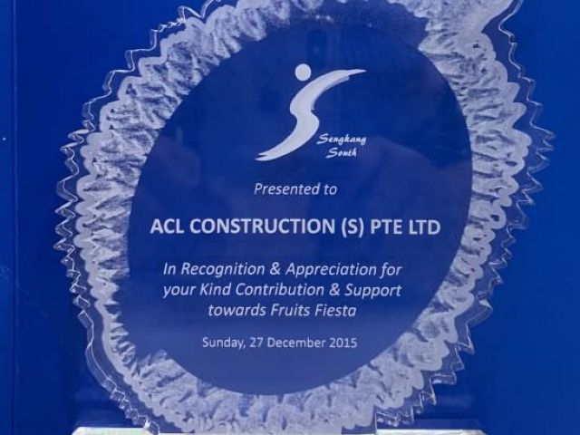 2015 Recognition Appreciation Award Acl Construction